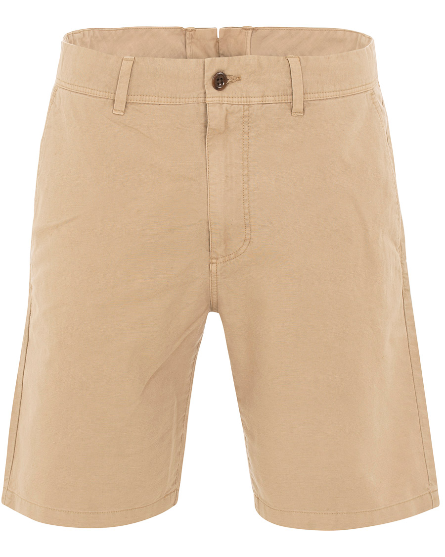 Herre | Shorts | GANT | Cotton/Linen Shorts Dark Khaki