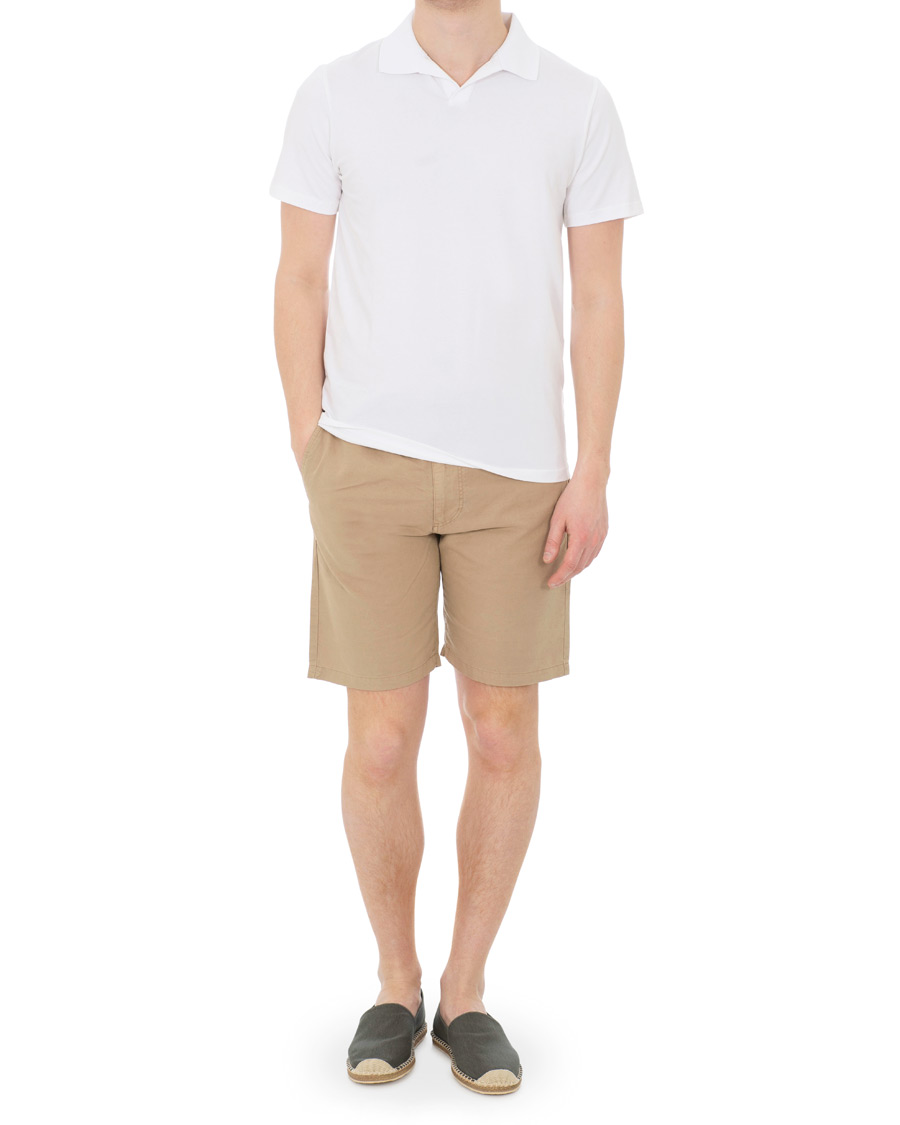 Herre | Shorts | GANT | Cotton/Linen Shorts Dark Khaki