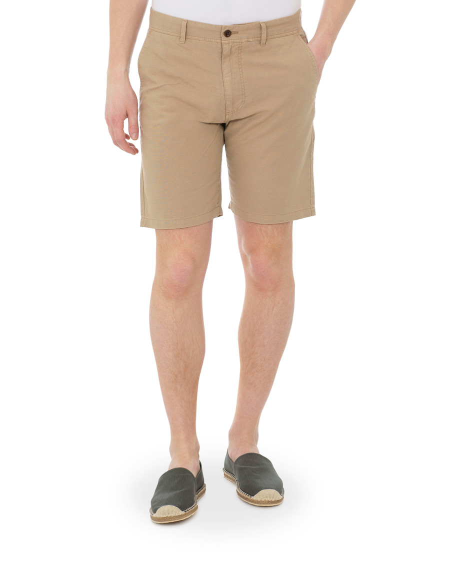 Herre | Shorts | GANT | Cotton/Linen Shorts Dark Khaki