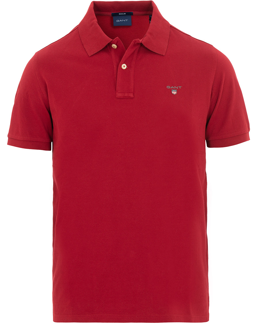 Herre | Polotrøjer | GANT | The Original Polo Mahogany Red
