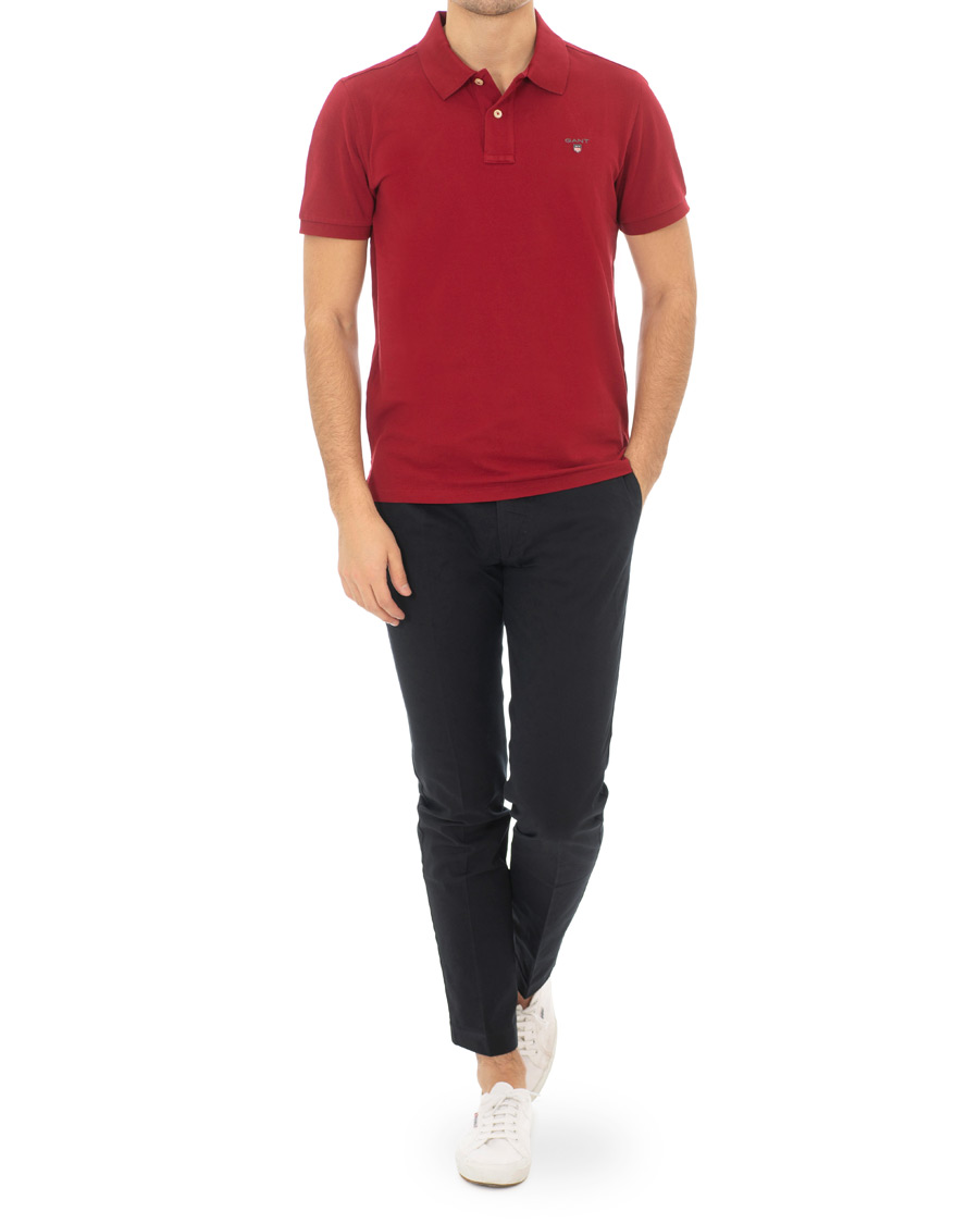 Herre | Polotrøjer | GANT | The Original Polo Mahogany Red