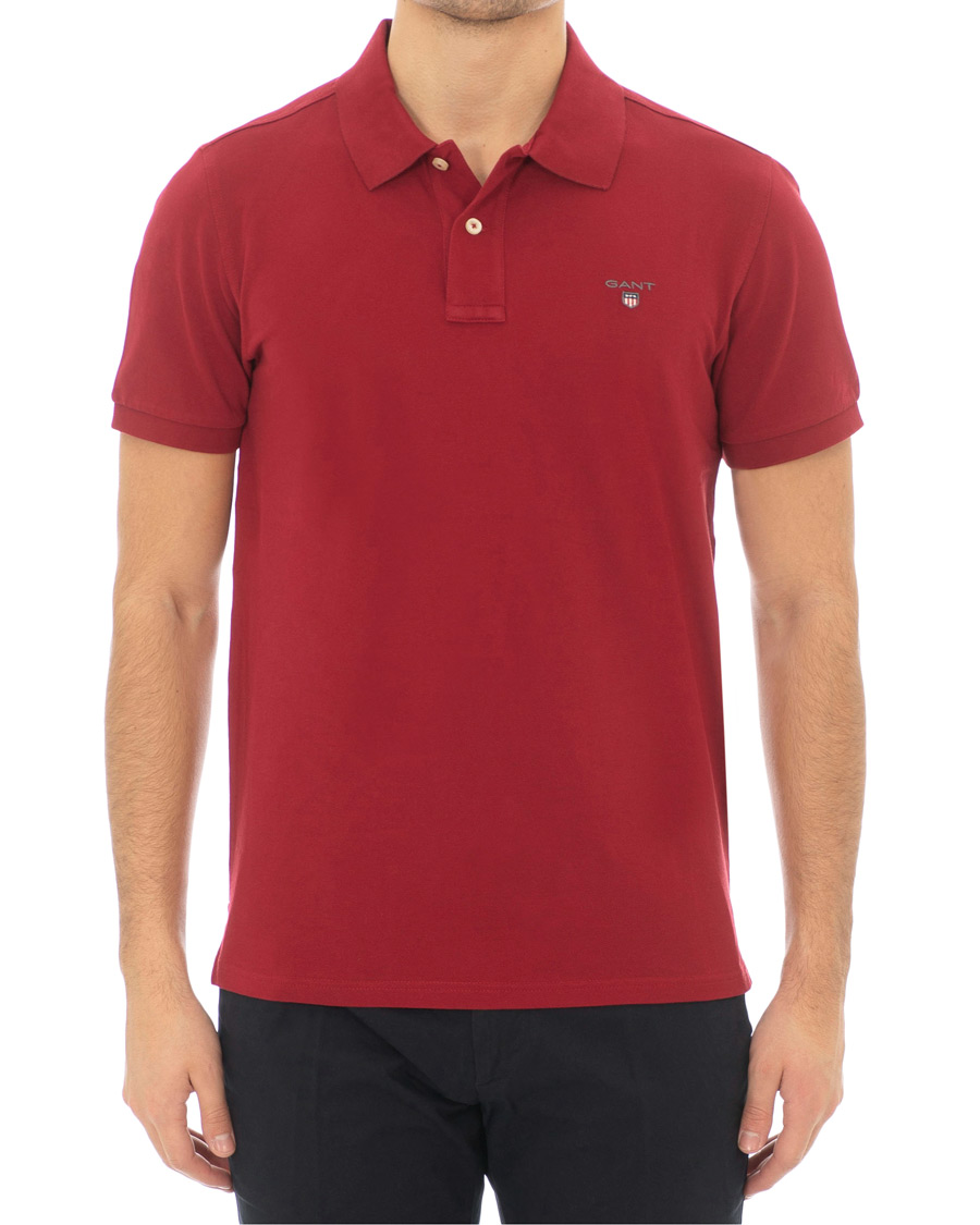 Herre | Polotrøjer | GANT | The Original Polo Mahogany Red