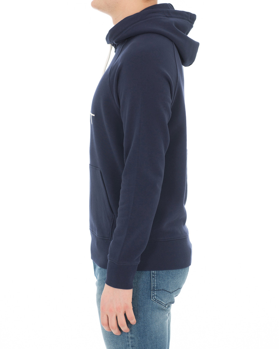 Herre | Trøjer | GANT | Lock Up Hoodie Evening Blue