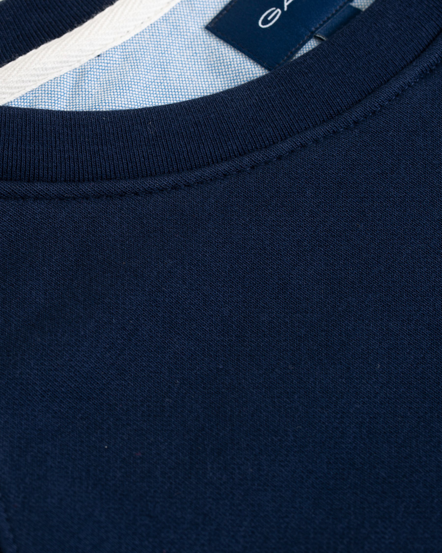 Herre | Trøjer | GANT | Summer Logo Crew Neck Sweatshirt Evening Blue