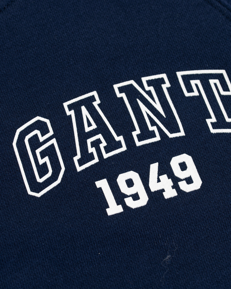 Herre | Trøjer | GANT | Summer Logo Crew Neck Sweatshirt Evening Blue