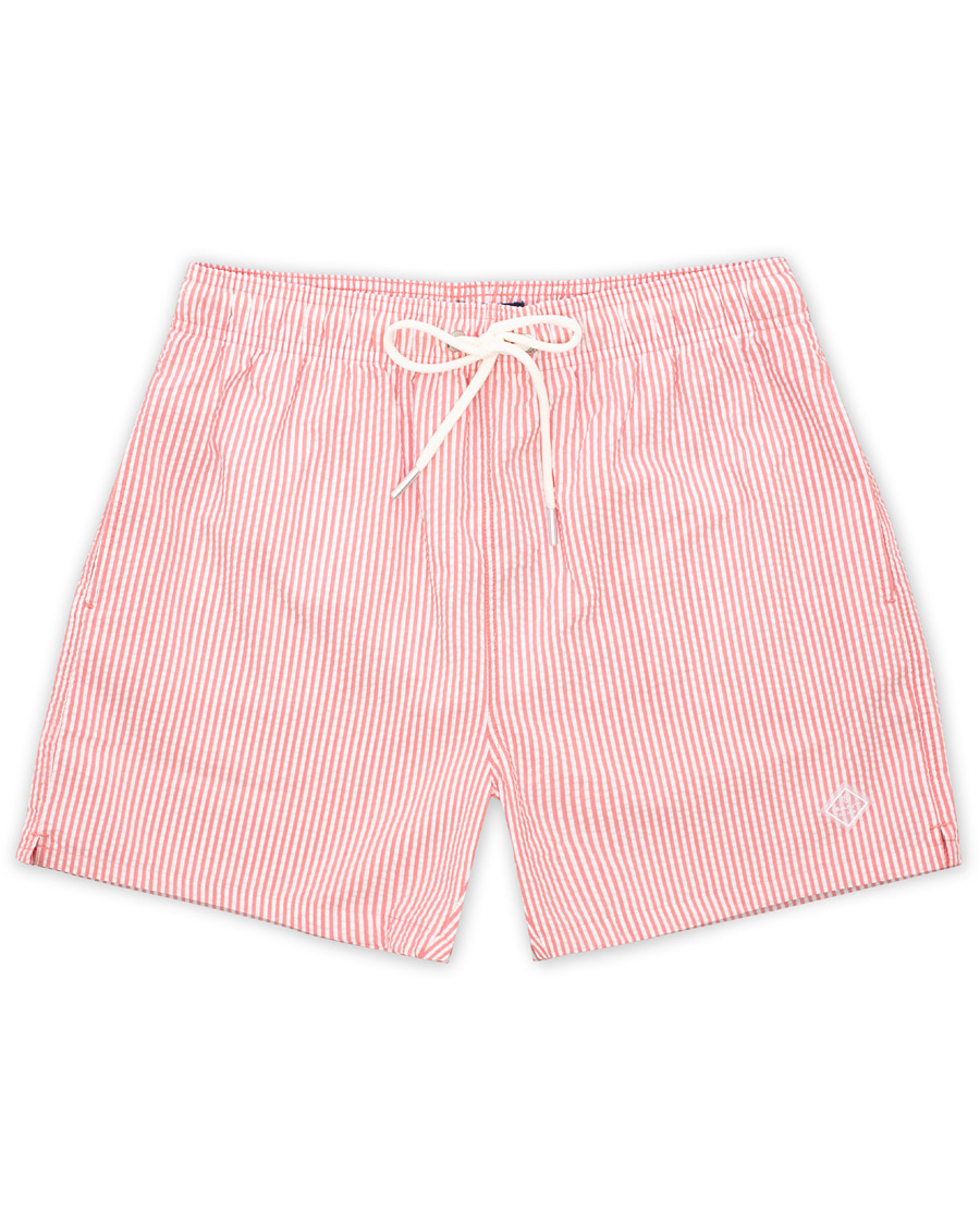 Herre | Badebukser | GANT | Seersucker Swim Shorts Mineral Red