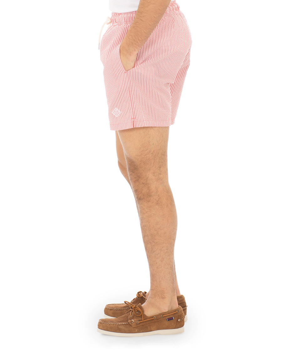 Herre | Badebukser | GANT | Seersucker Swim Shorts Mineral Red