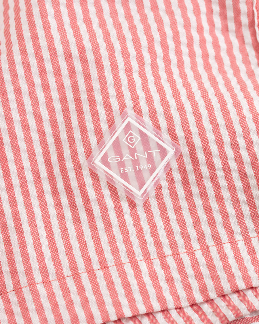 Herre | Badebukser | GANT | Seersucker Swim Shorts Mineral Red