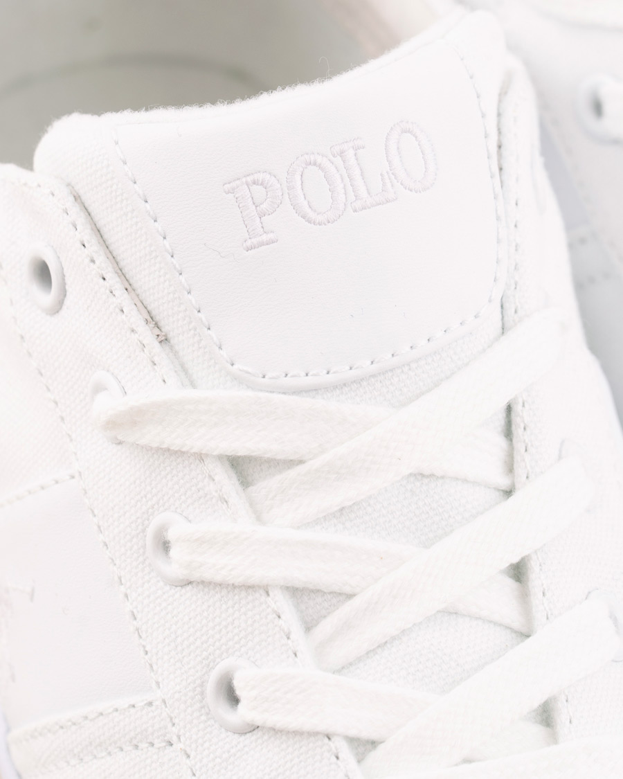 Herre | Polo Ralph Lauren Hanford Canvas Sneaker Pure White | Polo Ralph Lauren | Hanford Canvas Sneaker Pure White