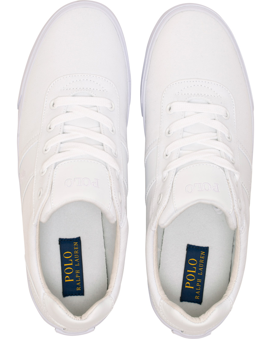 Herre | Polo Ralph Lauren Hanford Canvas Sneaker Pure White | Polo Ralph Lauren | Hanford Canvas Sneaker Pure White
