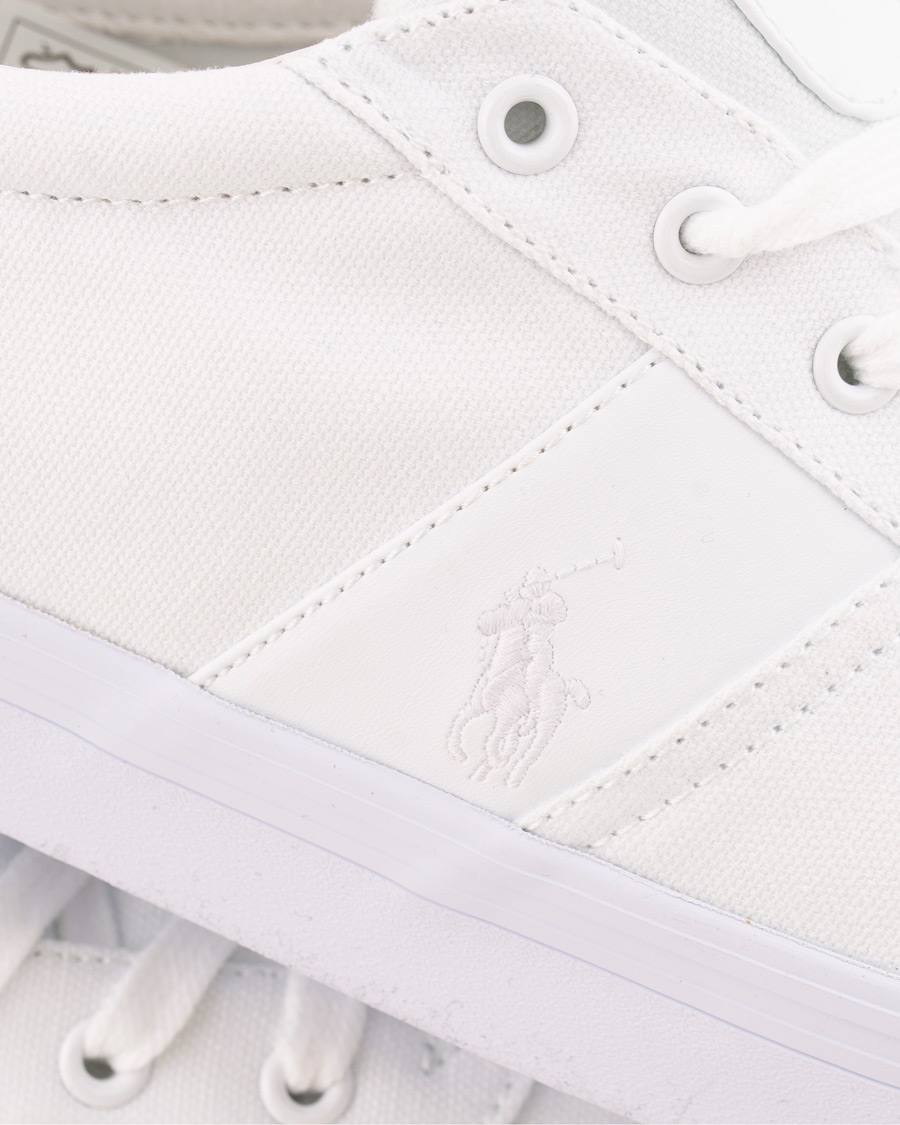 Herre | Polo Ralph Lauren Hanford Canvas Sneaker Pure White | Polo Ralph Lauren | Hanford Canvas Sneaker Pure White