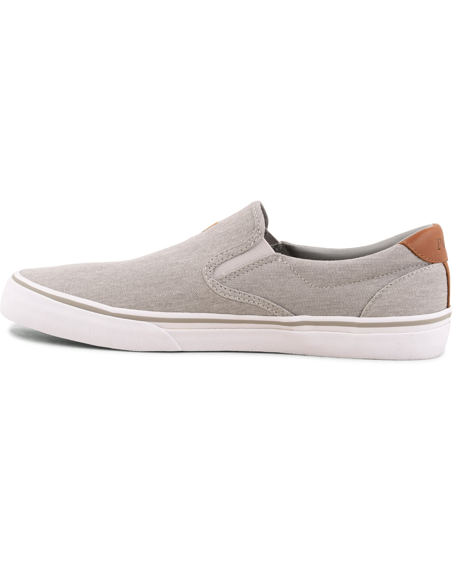 Herre | Polo Ralph Lauren Thompson Slip On Sneaker Soft Grey | Polo Ralph Lauren | Thompson Slip On Sneaker Soft Grey
