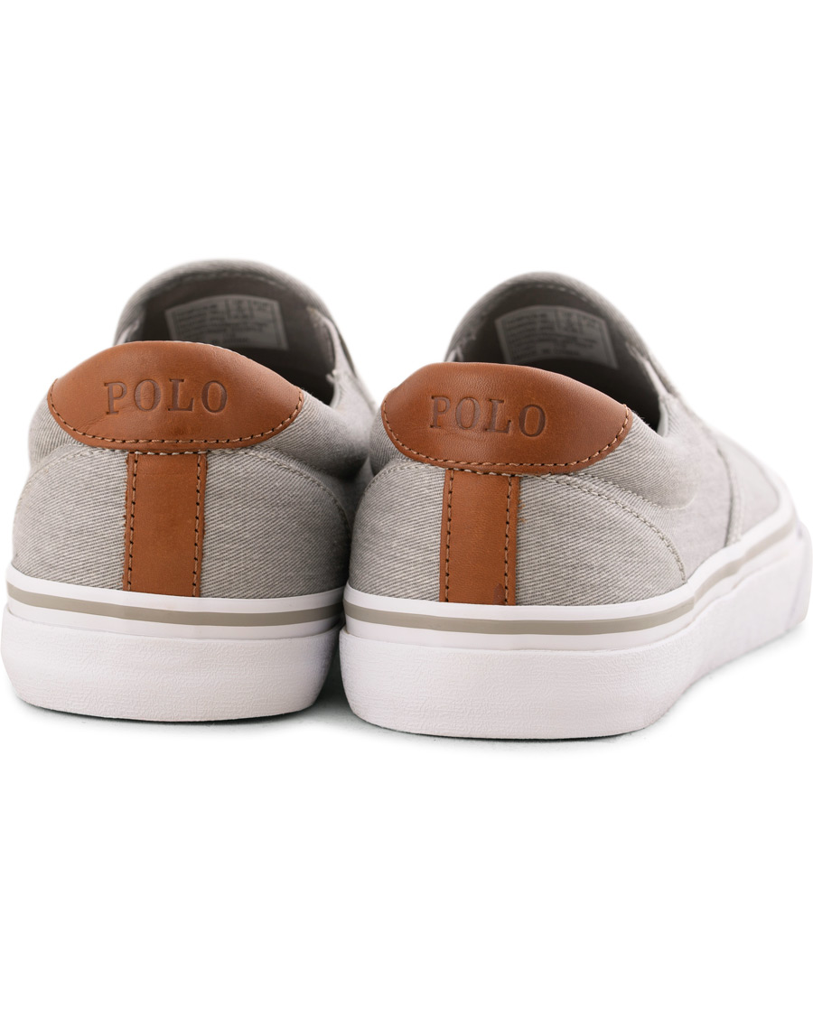 Herre | Polo Ralph Lauren Thompson Slip On Sneaker Soft Grey | Polo Ralph Lauren | Thompson Slip On Sneaker Soft Grey