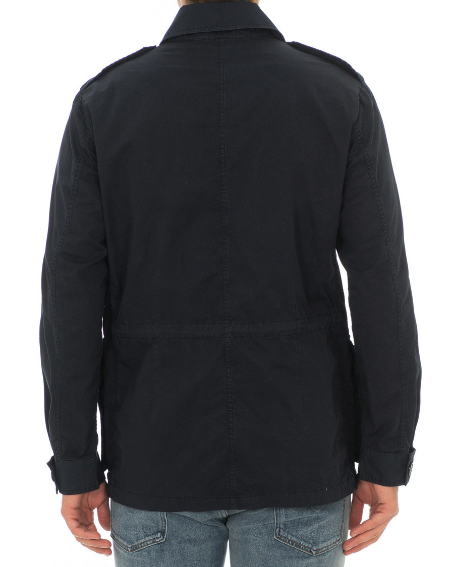 Herre | Jakker | Aspesi | Vancouver Cotton Field Jacket Navy