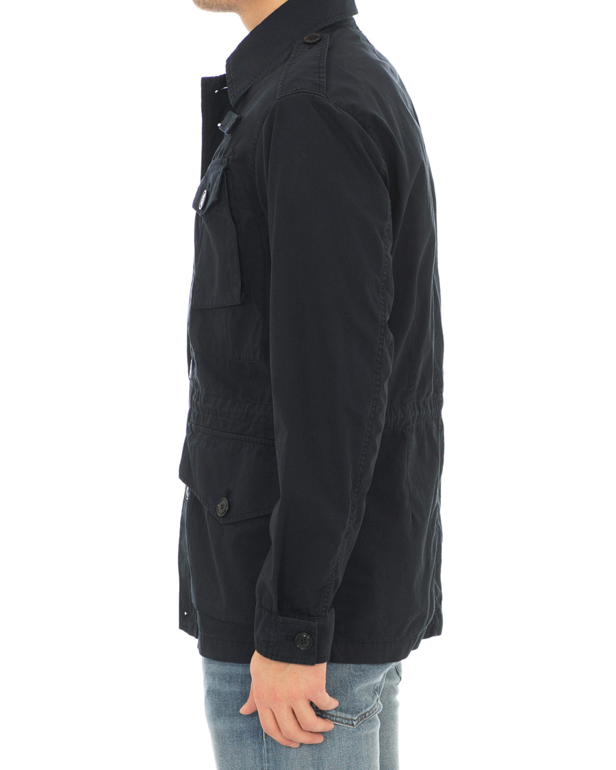 Herre | Jakker | Aspesi | Vancouver Cotton Field Jacket Navy
