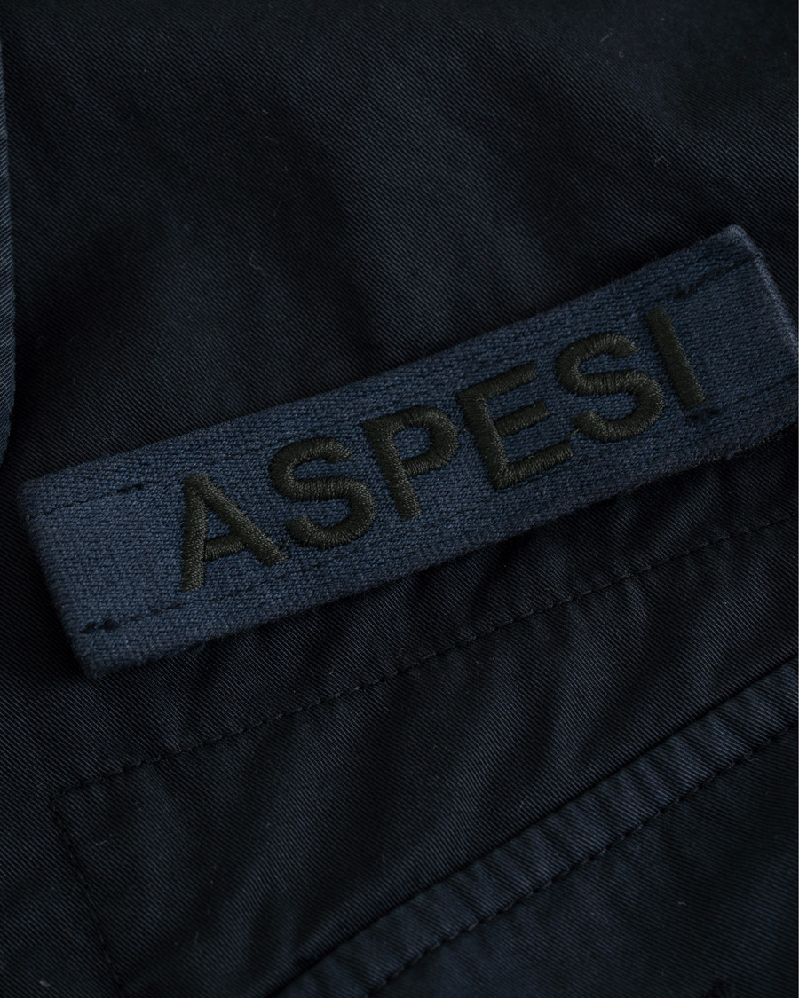 Herre | Jakker | Aspesi | Vancouver Cotton Field Jacket Navy