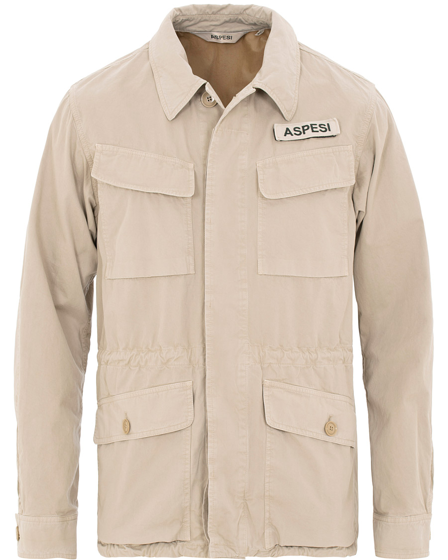 Herre | Jakker | Aspesi | Bastogne Military Field Jacket Sand