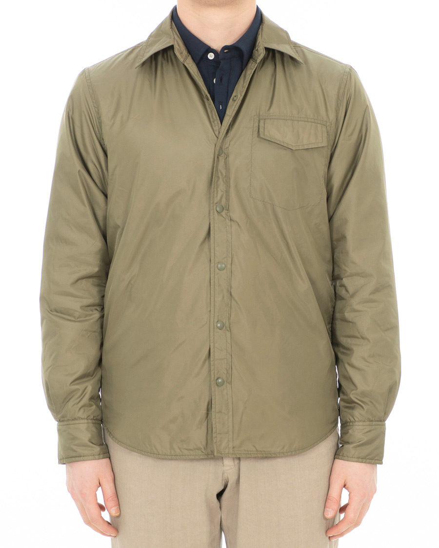 Herre | Skjorter | Aspesi | Marvin Nylon Shirt Jacket Light Green