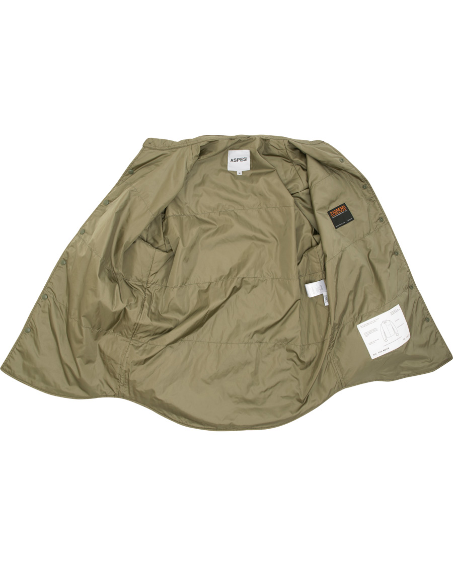 Herre | Skjorter | Aspesi | Marvin Nylon Shirt Jacket Light Green