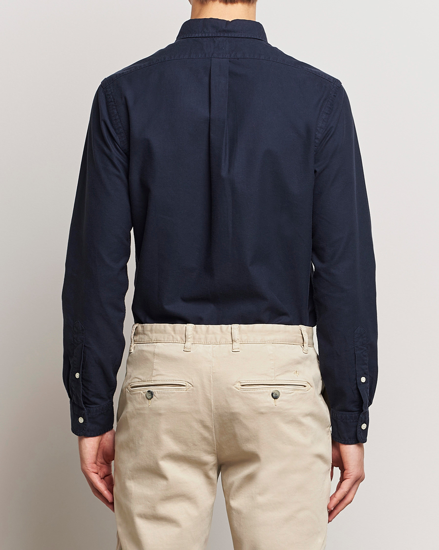 Herre | Skjorter | Polo Ralph Lauren | Slim Fit Garment Dyed Oxford Shirt Navy
