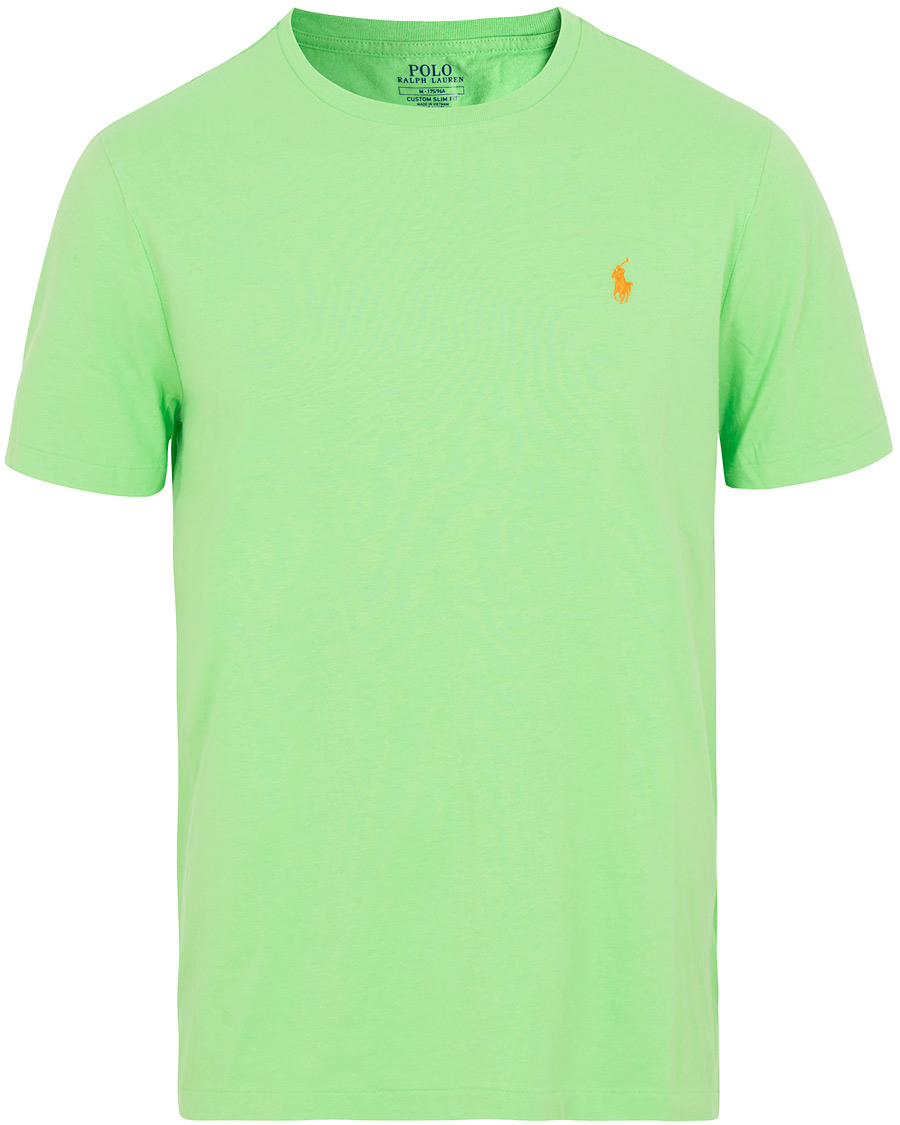 Herre | T-Shirts | Polo Ralph Lauren | Crew Neck Tee New Lime