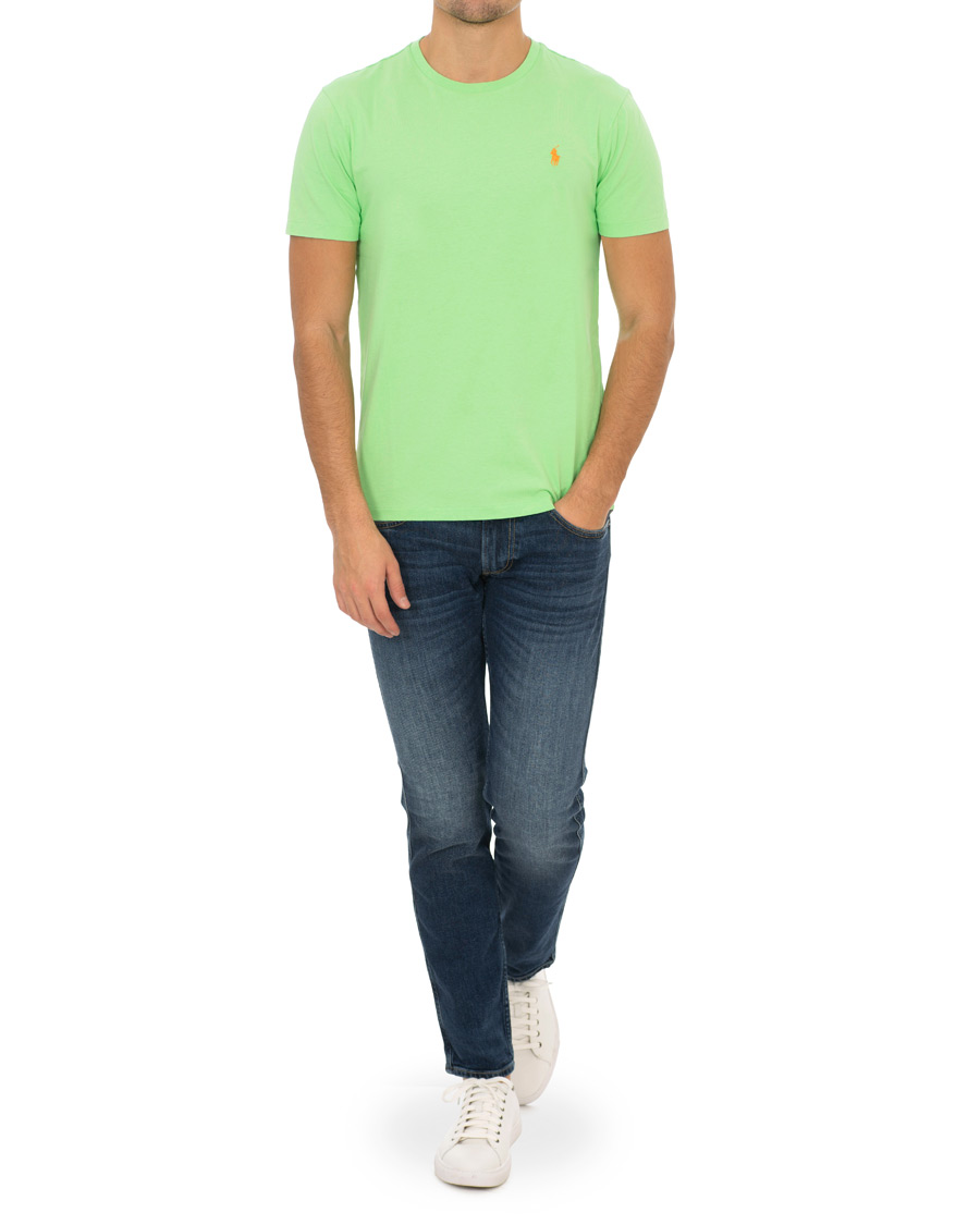 Herre | T-Shirts | Polo Ralph Lauren | Crew Neck Tee New Lime