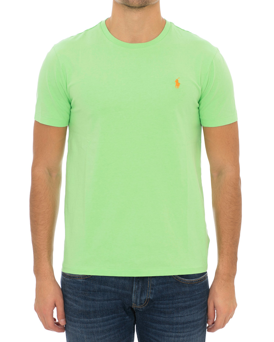 Herre | T-Shirts | Polo Ralph Lauren | Crew Neck Tee New Lime