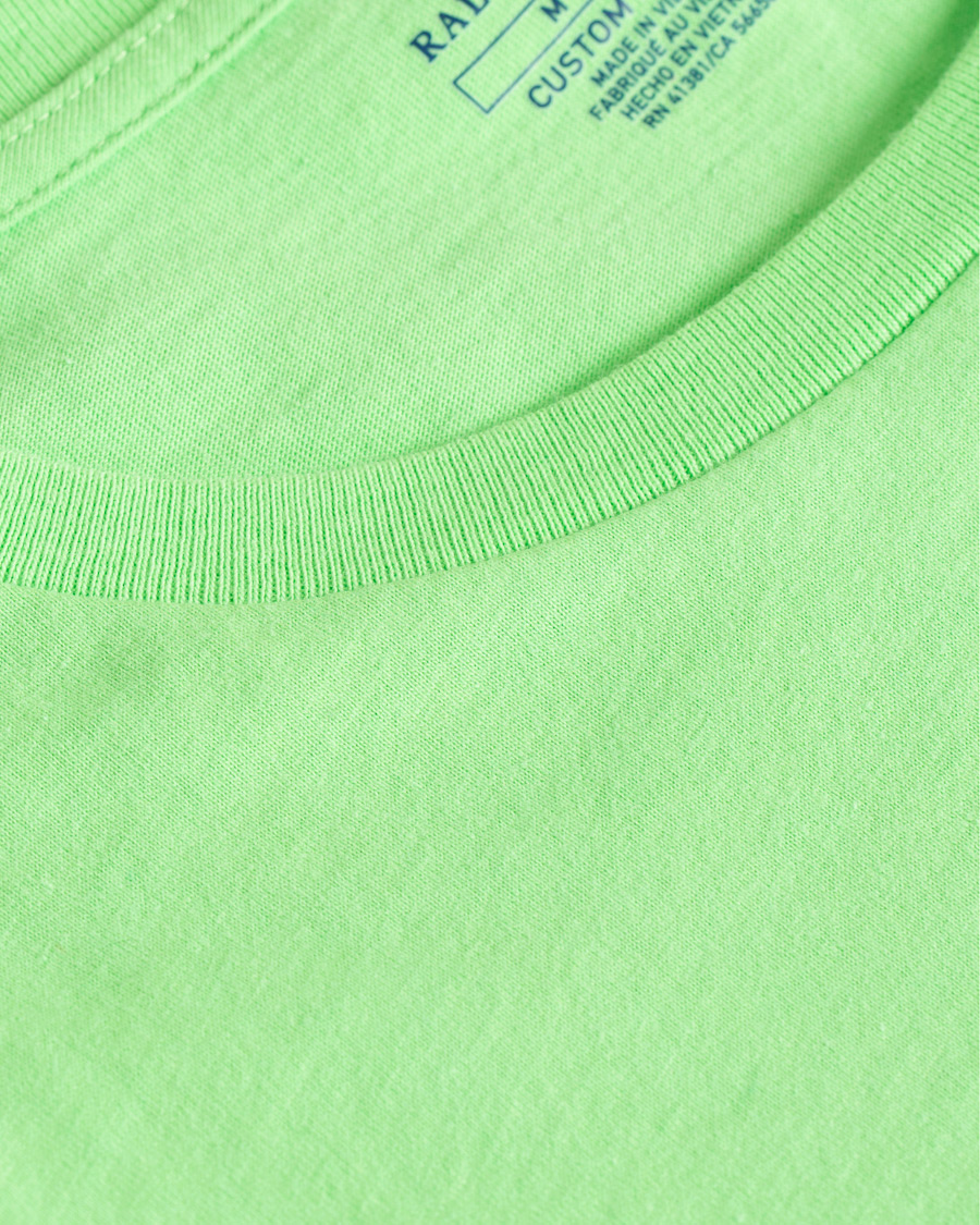 Herre | T-Shirts | Polo Ralph Lauren | Crew Neck Tee New Lime