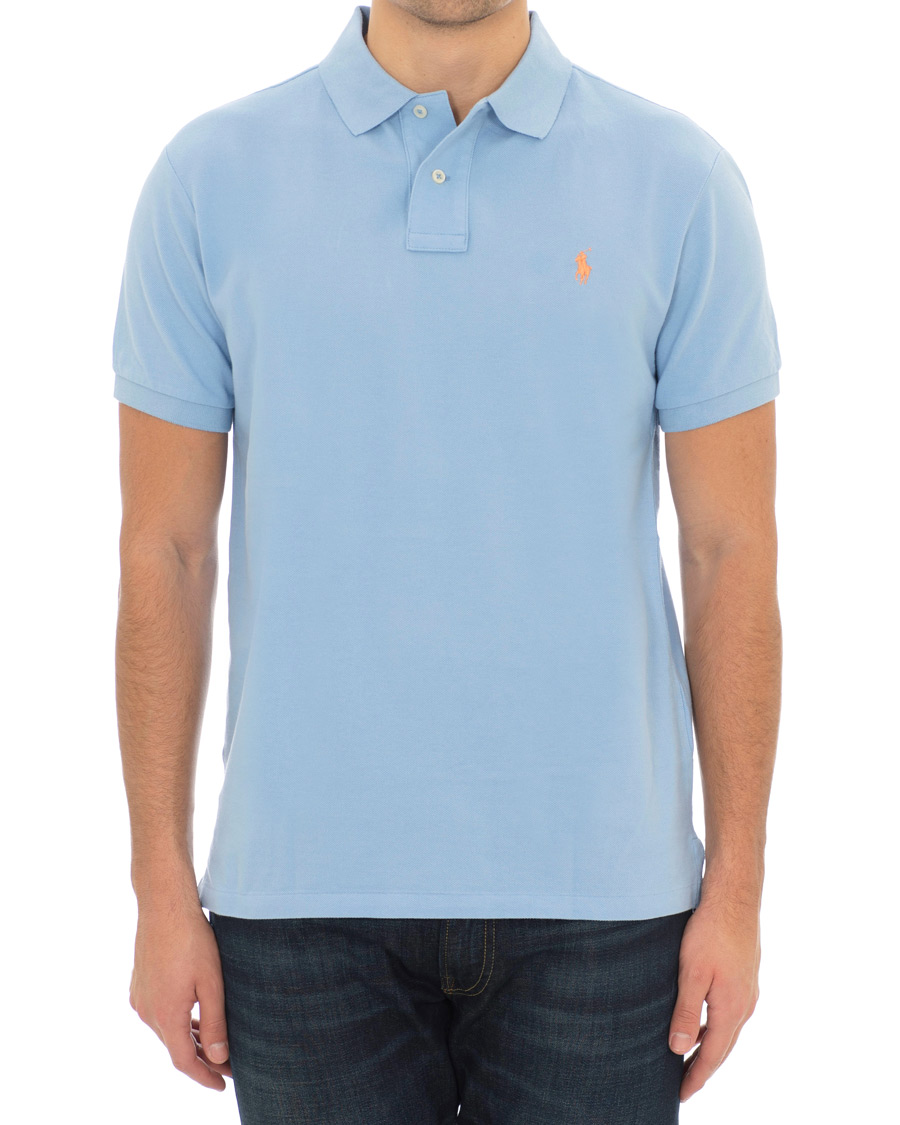 Herre | Polotrøjer | Polo Ralph Lauren | Custom Slim Fit Polo Baby Blue