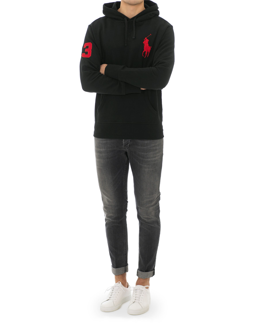 Herre | Trøjer | Polo Ralph Lauren | Big Pony Hoodie Black