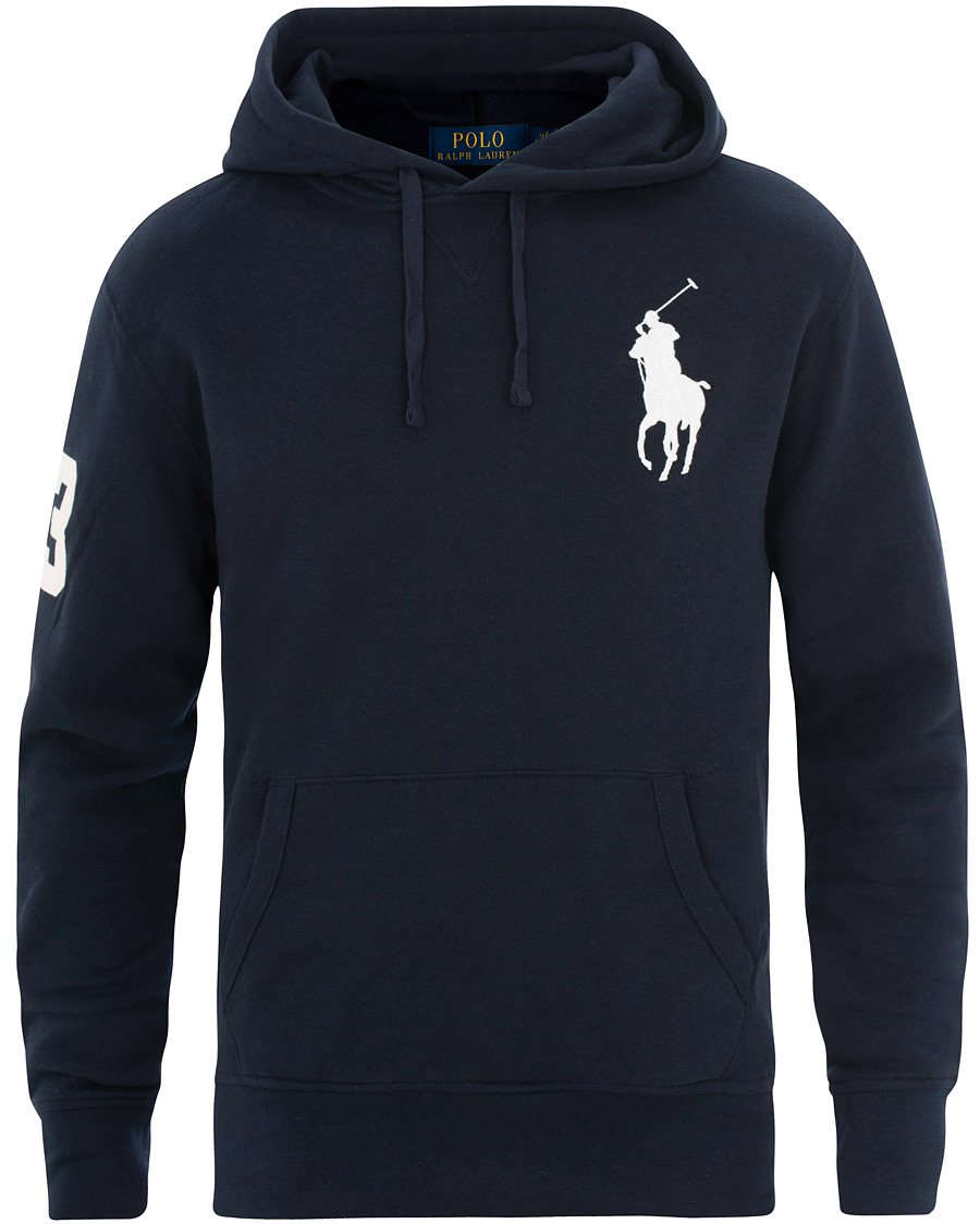 Herre | Trøjer | Polo Ralph Lauren | Big Pony Hoodie Aviator Navy