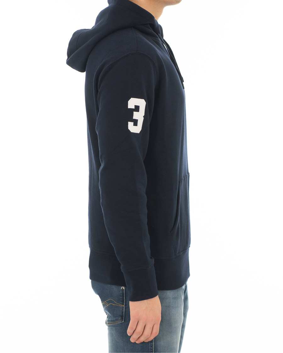 Herre | Trøjer | Polo Ralph Lauren | Big Pony Hoodie Aviator Navy