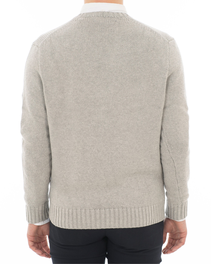 Herre | Trøjer | Polo Ralph Lauren | Cotton Crew Neck Pullover Andover Grey