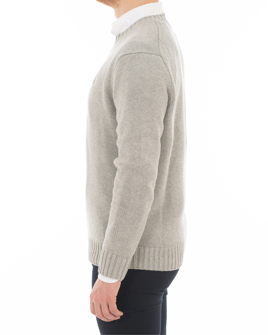 Herre | Trøjer | Polo Ralph Lauren | Cotton Crew Neck Pullover Andover Grey