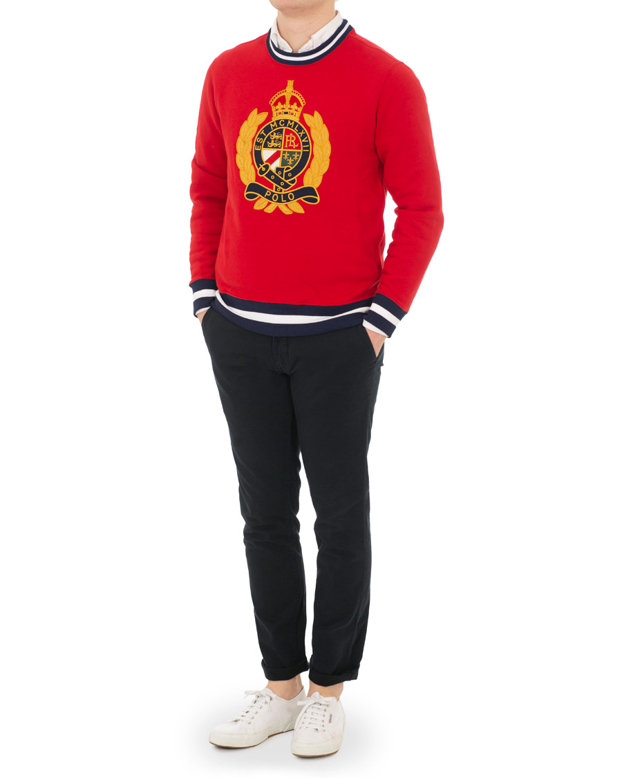 Herre | Trøjer | Polo Ralph Lauren | Crest Sweatshirt Red