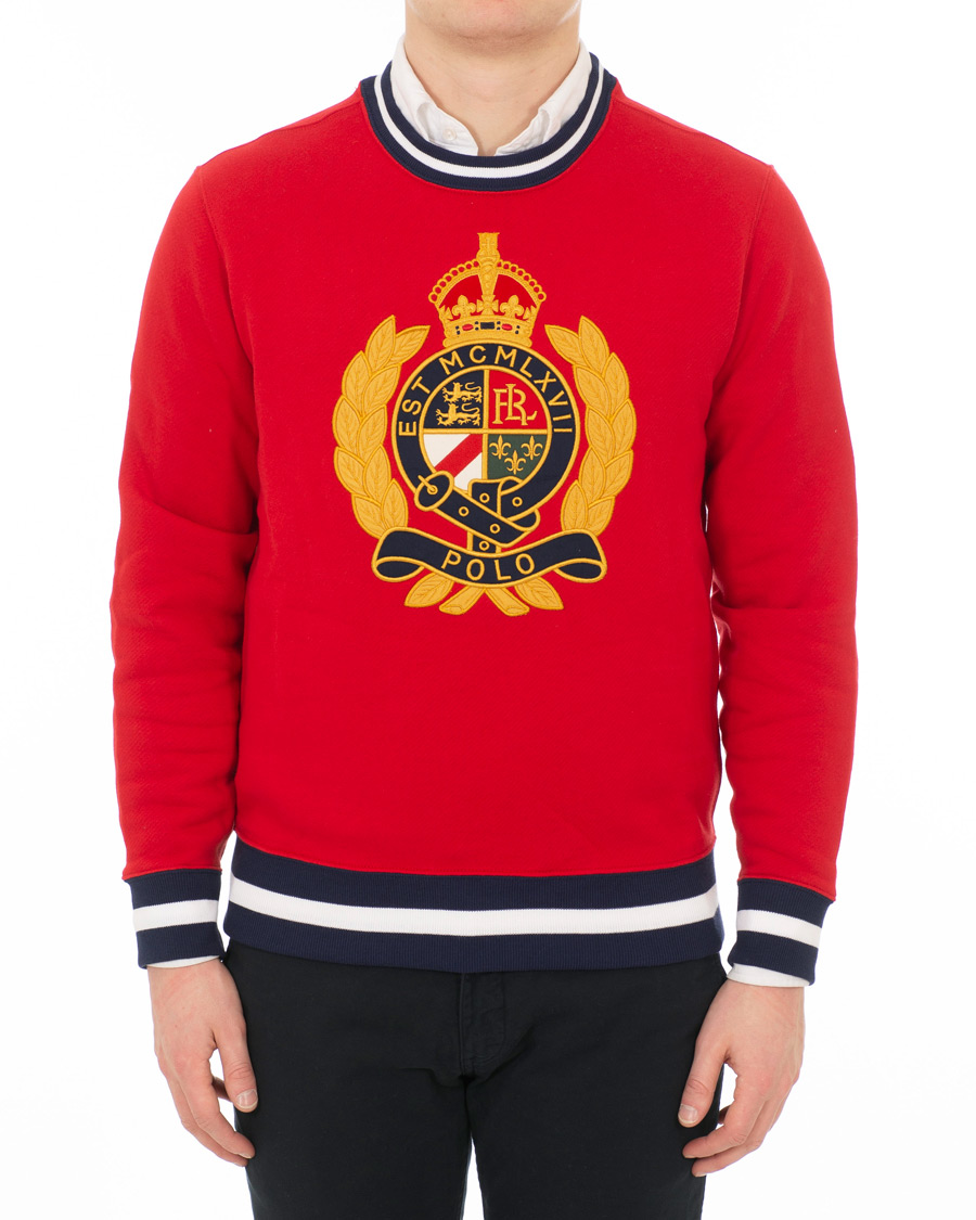 Herre | Trøjer | Polo Ralph Lauren | Crest Sweatshirt Red