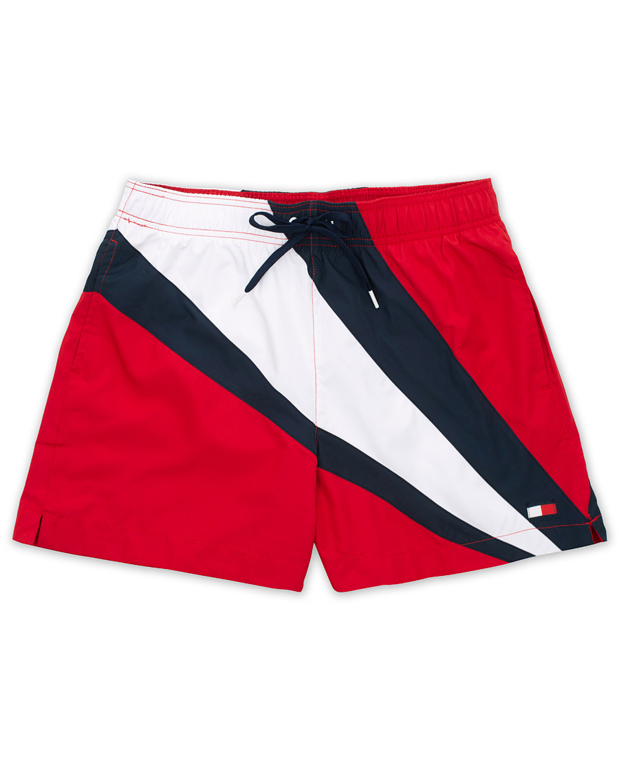Herre | Badebukser | Tommy Hilfiger | Tommy Archive Medium Drawstring Tango Red