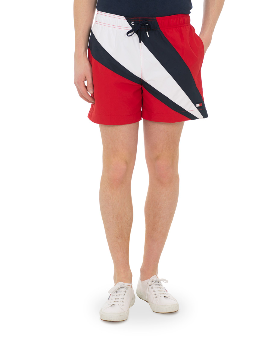 Herre | Badebukser | Tommy Hilfiger | Tommy Archive Medium Drawstring Tango Red