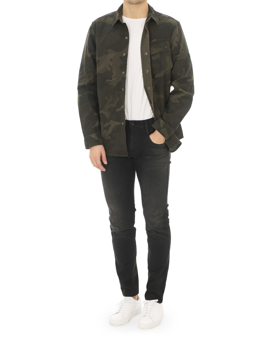 Herre | Skjorter | Barbour International | Camo Overshirt Dark Olve