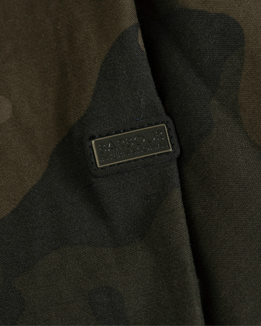 Herre | Skjorter | Barbour International | Camo Overshirt Dark Olve
