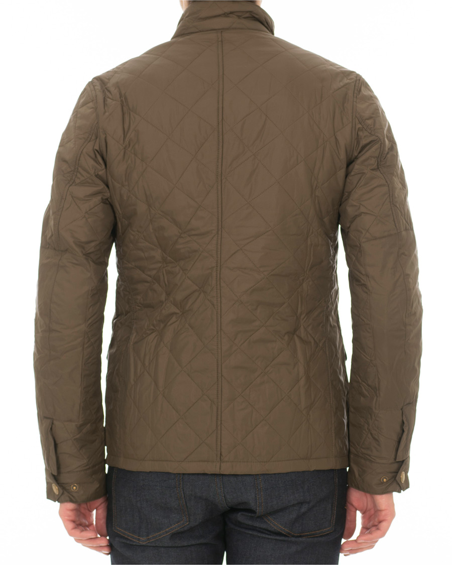 Herre | Jakker | Barbour International | Steve McQueen Jeffries Quilted Jacket Olive