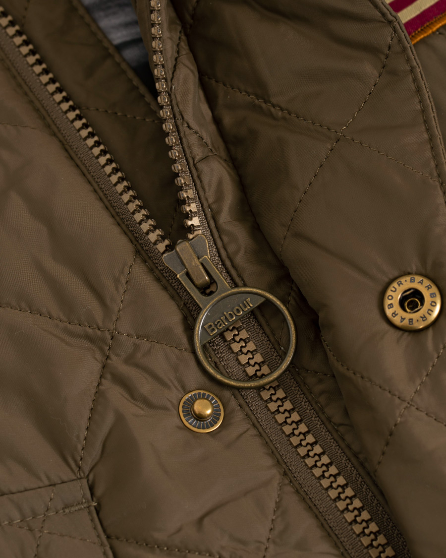 Herre | Jakker | Barbour International | Steve McQueen Jeffries Quilted Jacket Olive