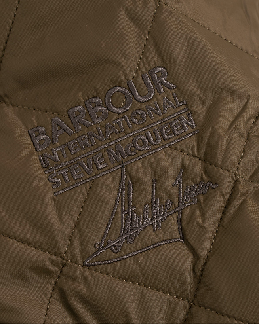 Herre | Jakker | Barbour International | Steve McQueen Jeffries Quilted Jacket Olive