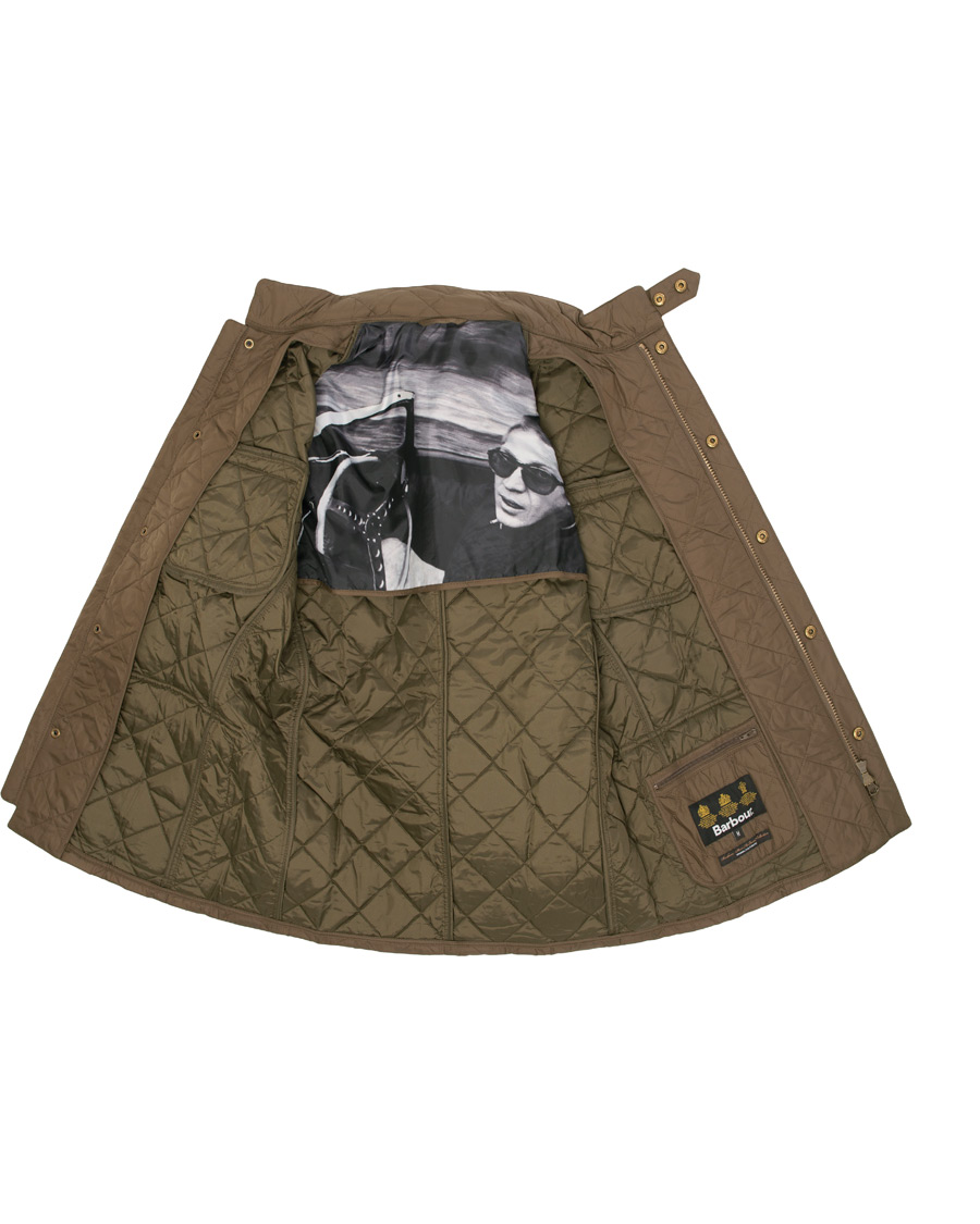 Herre | Jakker | Barbour International | Steve McQueen Jeffries Quilted Jacket Olive