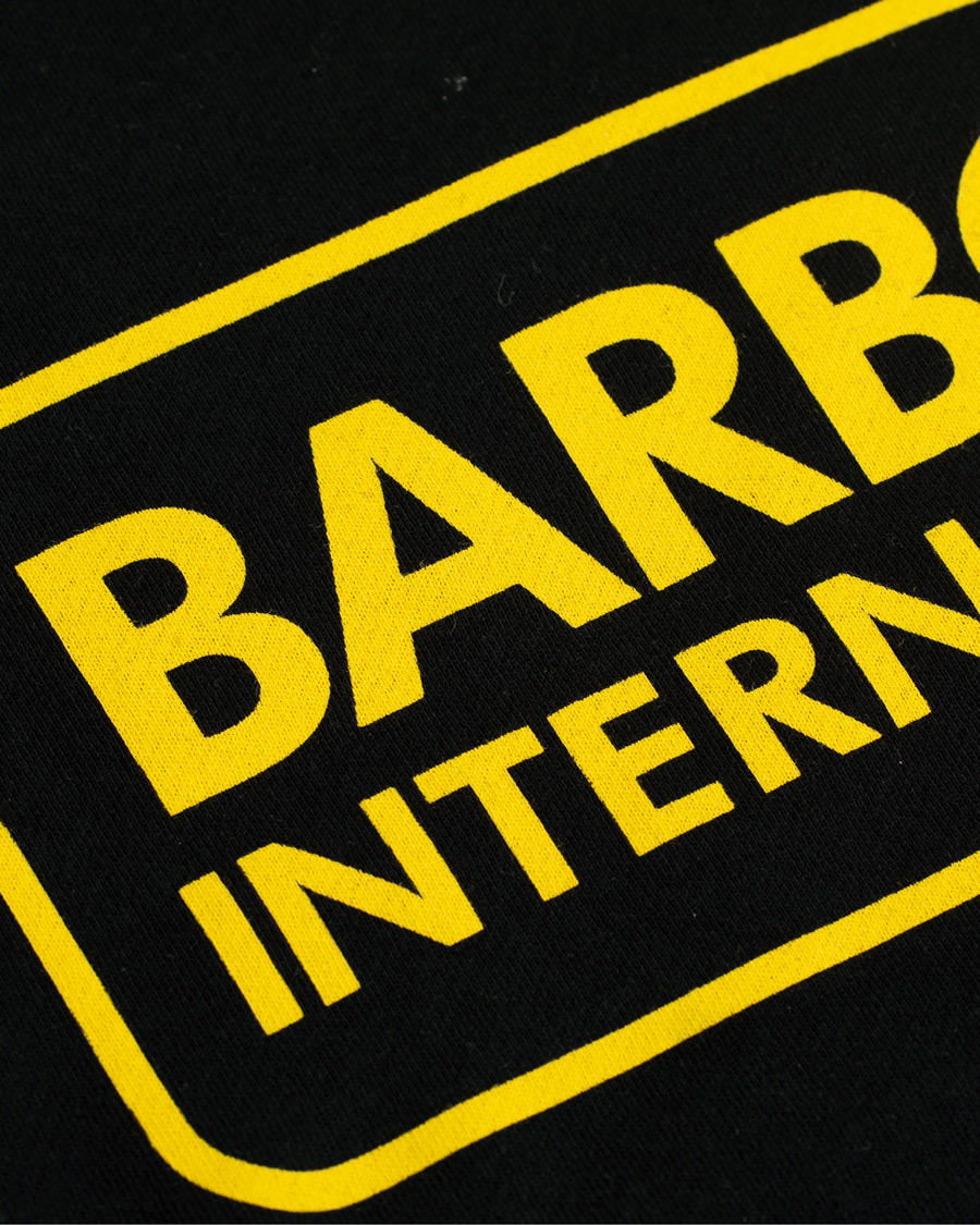 Herre | Trøjer | Barbour International | Large Logo Sweatshirt Black