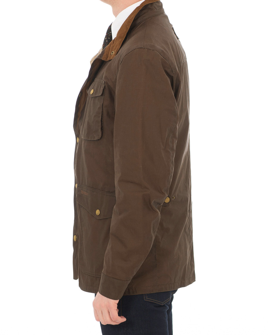 Herre | Jakker | Barbour Lifestyle | Lightweight Waxed Ogston Jacket Dark Sand