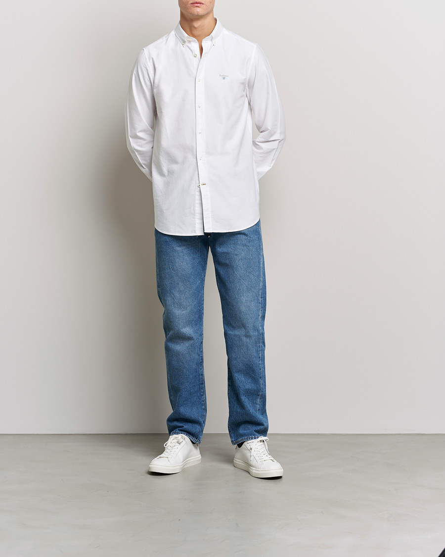 Herre | Tøj | Barbour Lifestyle | Tailored Fit Oxford 3 Shirt White