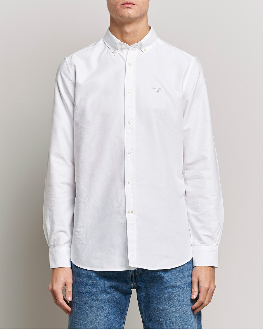 Herre | Casual | Barbour Lifestyle | Tailored Fit Oxford 3 Shirt White