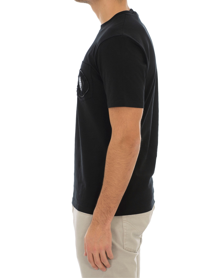 Herre | T-Shirts | Versus Versace | Pocket Logo Tee Black