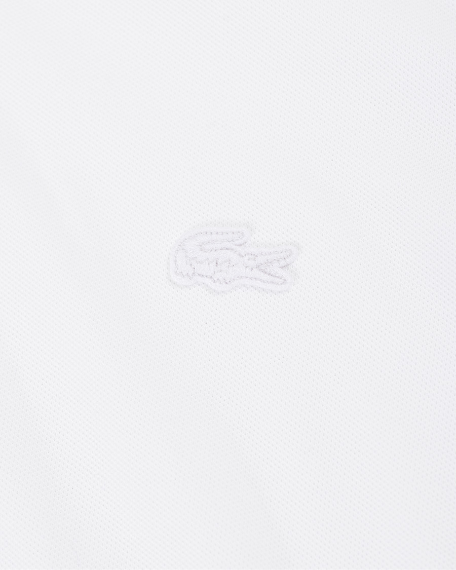Herre | Polotrøjer | Lacoste | Regular Fit Tonal Crocodile Poloshirt White